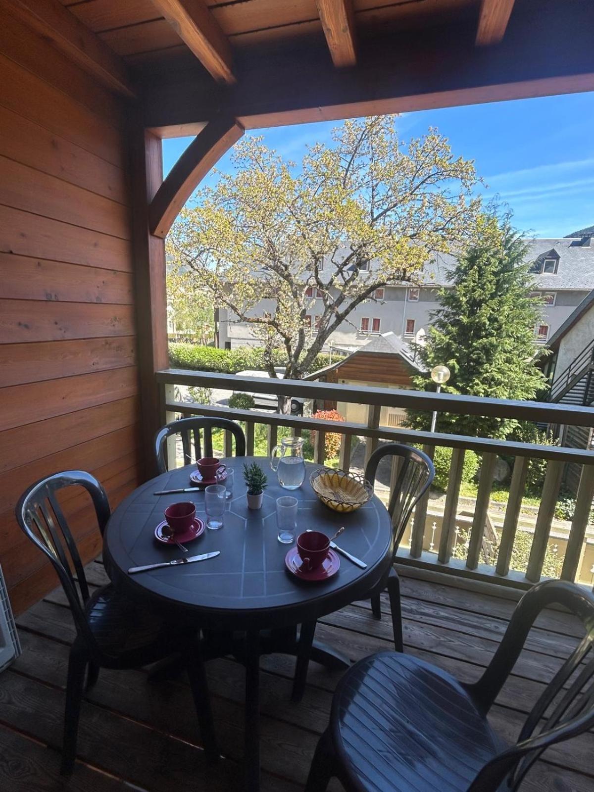 Appartements Avec Piscine Interieure Sauna Parking Etage 1 Au Centre Du Village Dans Residence Cami Real Saint-Lary-Soulan Buitenkant foto